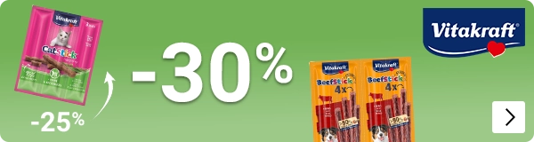 Vitacraft katten en hondensnacks -25 & -30%